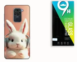 etui-case-do-xiaomi-redmi-note-9-szklo-hartowane-zajaczek-pupilek