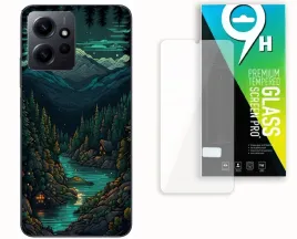 etui-do-xiaomi-redmi-note-12-4g-szklo-hartowane-krajobraz-wodospad