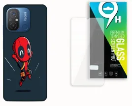 etui-case-do-xiaomi-redmi-12c-szklo-hartowane-spidey-avengers