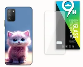 etui-do-xiaomi-redmi-9t-poco-m3-szklo-hartowane-kotek-kotki-slodziaki