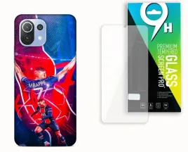 etui-case-do-xiaomi-mi-11-lite-szklo-hartowane-kylian-mbappe-pilkarze