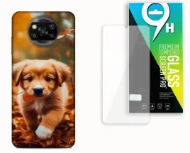 etui-case-do-xiaomi-poco-x3-szklo-hartowane-piesek-slodziaki
