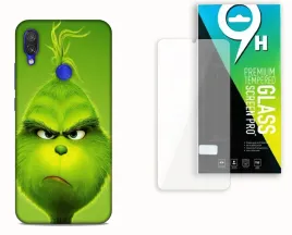 etui-case-do-xiaomi-redmi-note-7-szklo-hartowane-grinch-swieta-prezenty