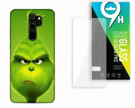 etui-case-do-xiaomi-redmi-note-8-pro-szklo-hartowane-grinch-swieta