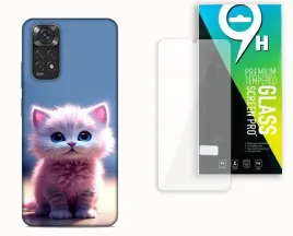 etui-do-xiaomi-redmi-note-11-11s-szklo-hartowane-kotek-kotki-pupil
