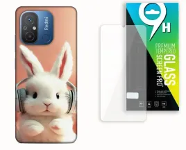 etui-case-do-xiaomi-redmi-12c-szklo-hartowane-kroliczek-slodziaki