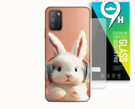 etui-do-xiaomi-redmi-9t-poco-m3-szklo-hartowane-kroliczek-slodziaki