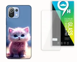 etui-case-do-xiaomi-mi-11-lite-szklo-hartowane-kotek-kotki-slodziaki
