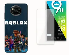 etui-case-do-xiaomi-poco-x3-szklo-hartowane-roblox-game-gry