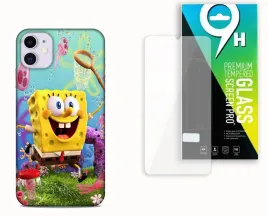 etui-case-do-apple-iphone-11-szklo-hartowane-wzor-gabka-patryk-bajki