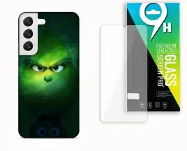 etui-case-do-samsung-galaxy-s22-szklo-hartowane-swieta-grinch-prezenty