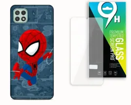 etui-case-do-samsung-galaxy-a22-5g-szklo-hartowane-spidey-avengers-bajk