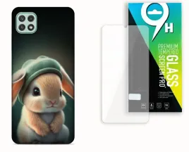 etui-case-do-samsung-galaxy-a22-5g-szklo-hartowane-kroliczek-slodziak