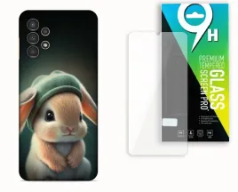 etui-case-do-samsung-galaxy-a13-4g-szklo-hartowane-krolik-slodziak