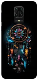 etui-case-do-xiaomi-redmi-note-9-pro-kwiaty-czarne-wzory