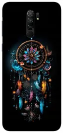 etui-case-do-xiaomi-redmi-note-8-pro-kwiaty-czarne-wzory