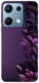 etui-case-do-xiaomi-redmi-note-14s-kwiaty-czarne-wzory