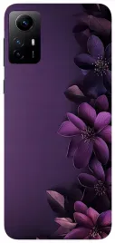 etui-case-do-xiaomi-redmi-note-12s-kwiaty-czarne-wzory