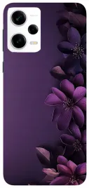 etui-case-do-xiaomi-redmi-note-12-pro-5g-kwiaty-czarne-wzory