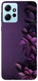 etui-case-do-xiaomi-redmi-note-12-kwiaty-czarne-wzory