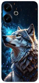 etui-case-do-xiaomi-redmi-13-zwierzeta-mroczne-wilki