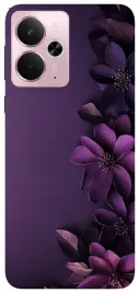 etui-case-do-realme-14-kwiaty-czarne-wzory