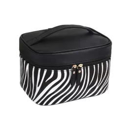 kosmetyczka-rozkladana-czarna-wzor-zebra-kuferek-ks48