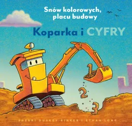 koparka-i-cyfry-snow-kolorowych-placu-budowy