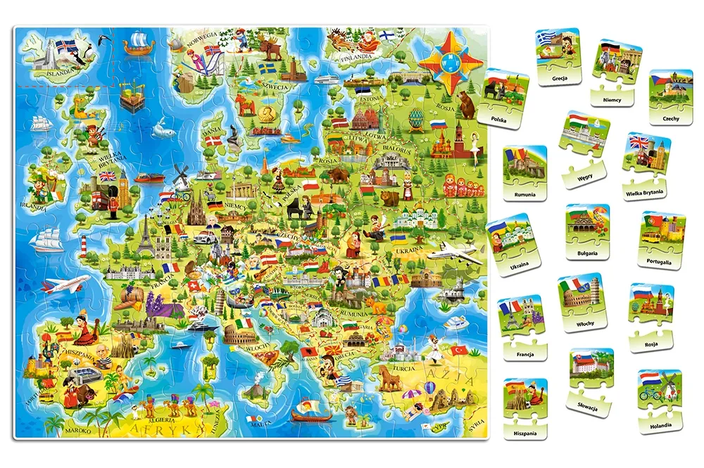 puzzle-180-elementow-mapa-europy-z-quizem-stan-nowy