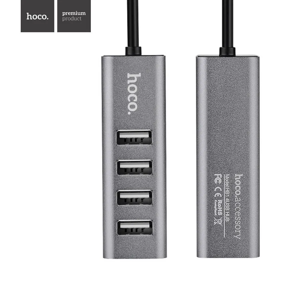 hoco-hub-hb1-konwerter-4-x-usb-stan-nowy