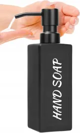 zestaw-2-dozownikow-do-mydla-z-pompka-350ml-szklane-czarne-lazienka-kuchnia
