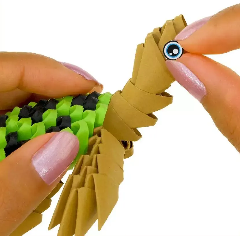 origami-3d-zolwie-192-elementy-stan-nowy