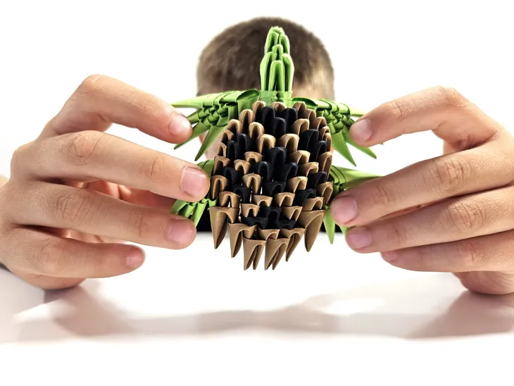 origami-3d-zolwie-192-elementy-material-inny