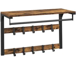 polka-scienna-loft-rustykalna-z-drazkiem-i-wieszakami-80-cm