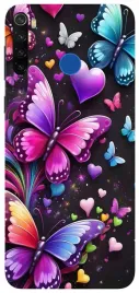 etui-case-do-xiaomi-redmi-note-8-wzorki-motylki-rozne