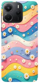 etui-case-do-xiaomi-redmi-note-14-5g-kwiaty-rosliny