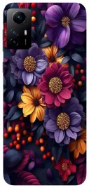 etui-case-do-xiaomi-redmi-note-12s-kwiaty-rosliny