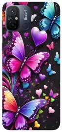etui-case-do-xiaomi-redmi-12c-wzorki-motylki-rozne