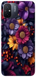 etui-case-do-xiaomi-redmi-12c-kwiaty-rosliny