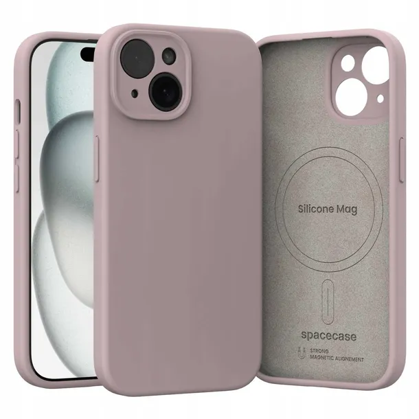spacecase-silicone-mag-iphone-16-pro-baby-pink-funkcje-antyposlizgowa-struktura