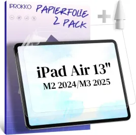 2x-papierowa-folia-ochronna-do-ipad-air-13-m2-2024-iprokko-matowa