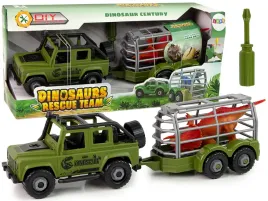 auto-terenowe-transporter-do-rozkrecania-diy-zielony-dinozaur