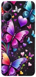etui-case-do-realme-note-60-wzorki-motylki-rozne