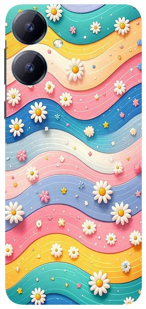 etui-case-do-realme-note-60-kwiaty-rosliny