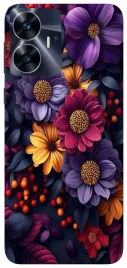 etui-case-do-realme-c55-kwiaty-rosliny