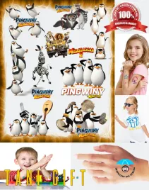 duzy-zestaw-mega-tatuazy-zmywalnych-pingwiny-z-madagaskaru-producent
