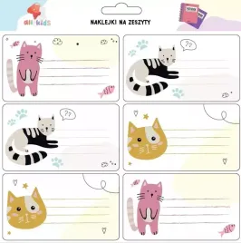 naklejki-na-zeszyty-kotki-6-sztuk