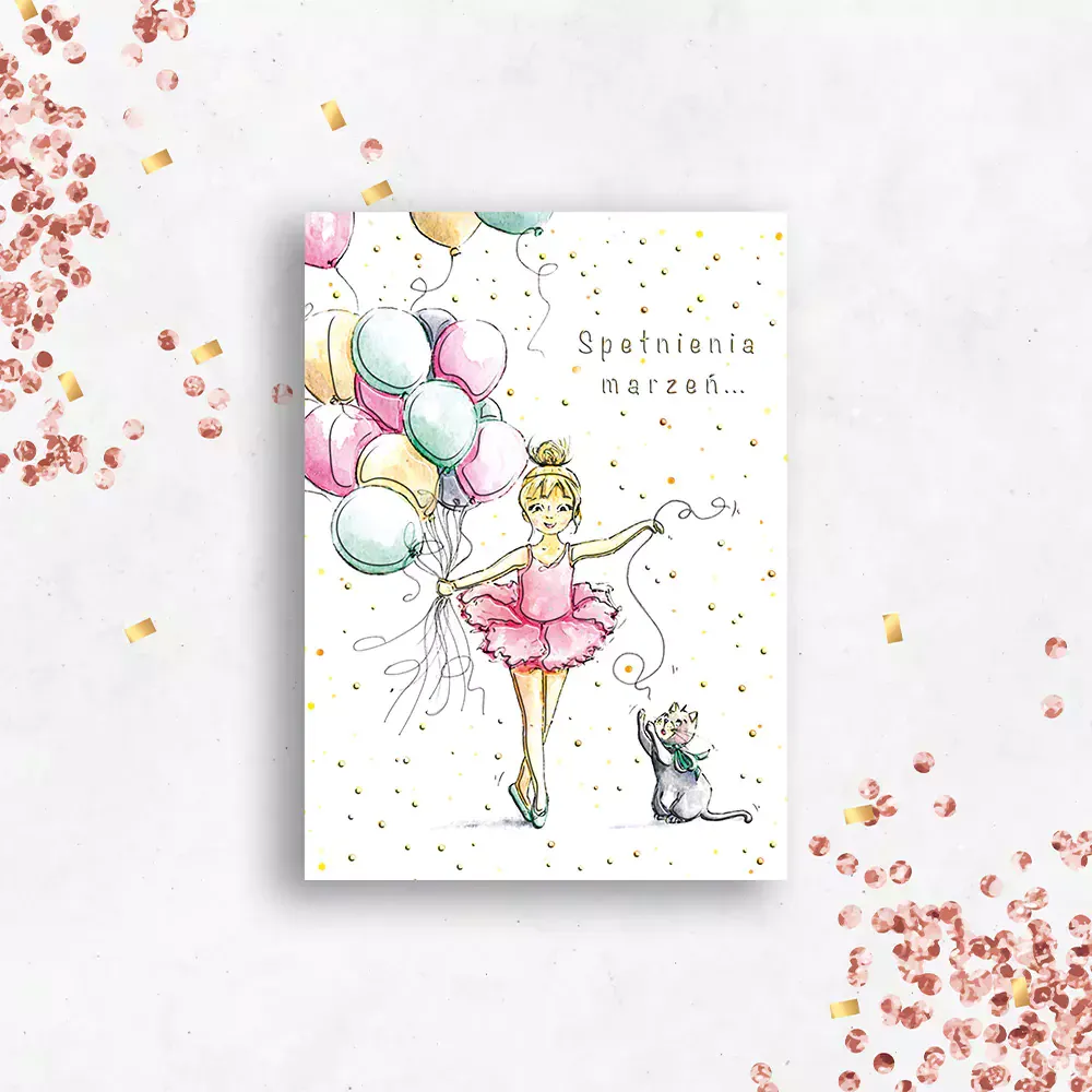 karnet-b6-baletnica-stan-nowy