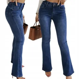 damskie-spodnie-premium-dzwony-jeans-granatowe-szeroka-nogawka