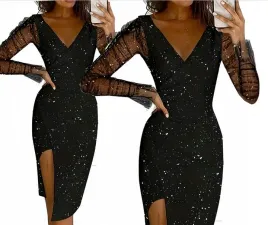 wyjatkowa-sukienka-z-brokatem-wieczorowa-rozciecie-obcisla-sylwestra-m